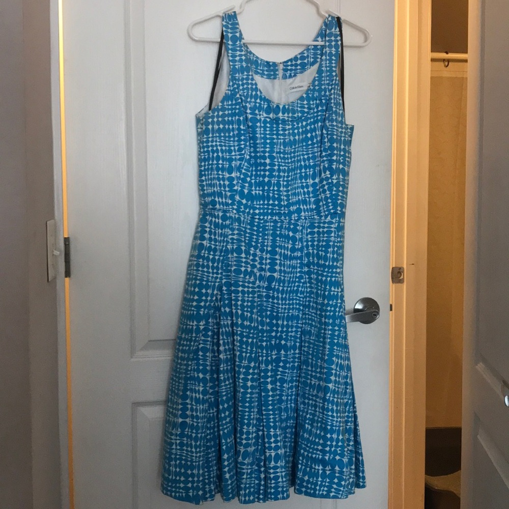 Calvin Klein belted dress
